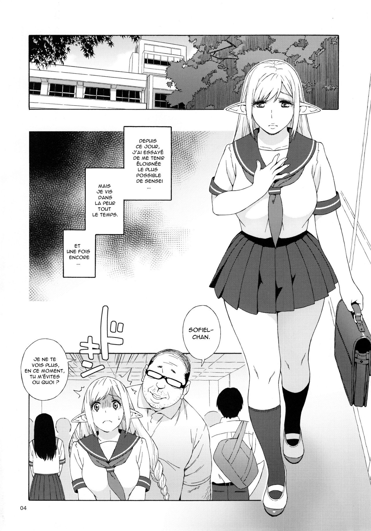 Tenkousei JK Elf 2 -Kegasareta Konyaku no Akashi- | l'étudiante elfe transferée 2 -cadeau de fiançailles- page 3 full