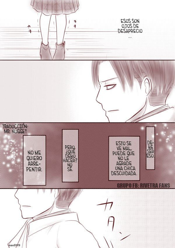 Rivetra Doujinshi Levi x Petra "UNA DECISIÓN SIN REMORDIMIENTOS" page 8 full