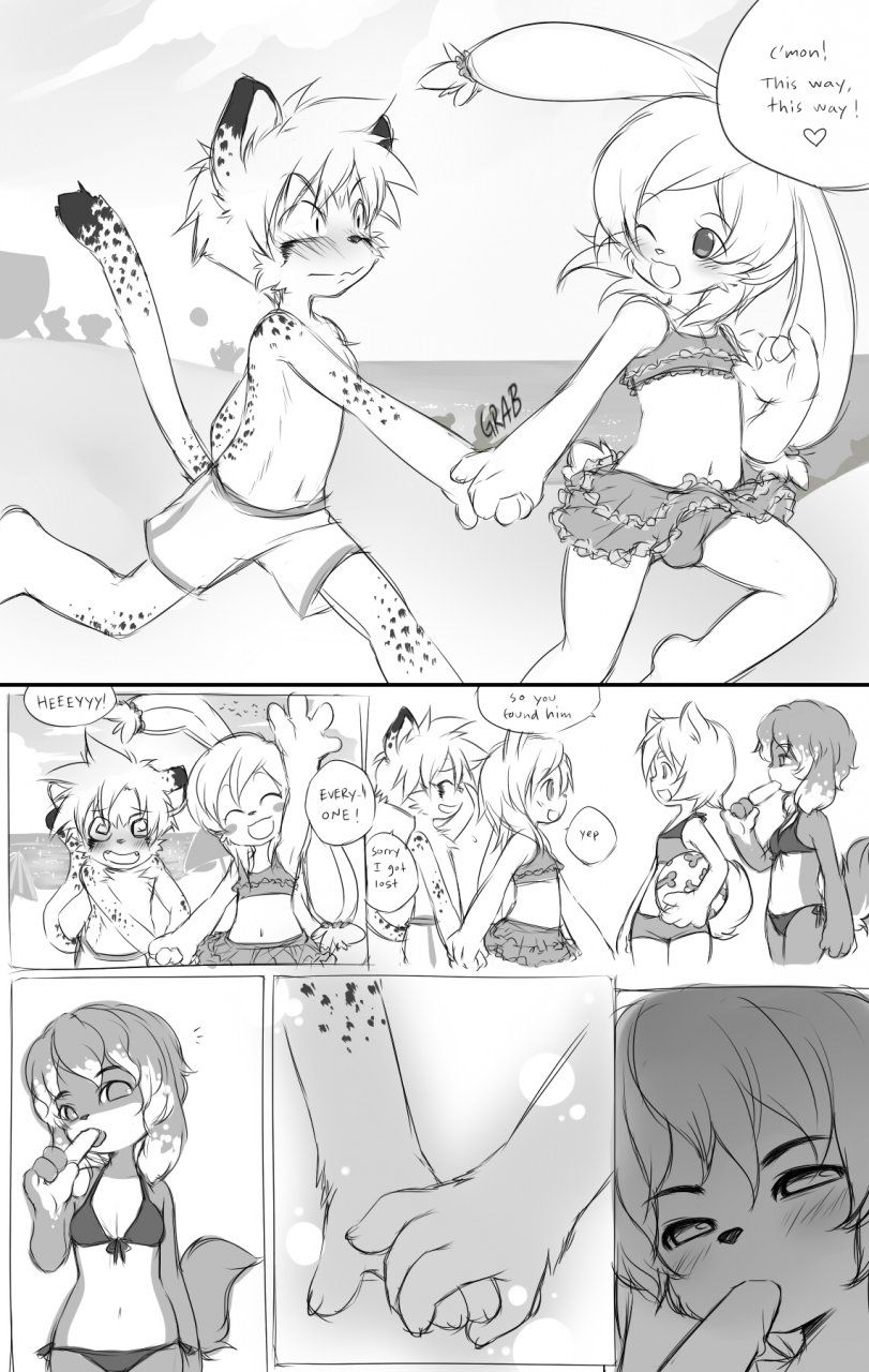 Beach Comic page 1 full