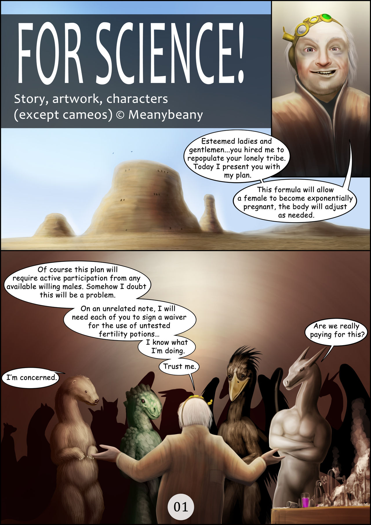 For Science! page 1 full
