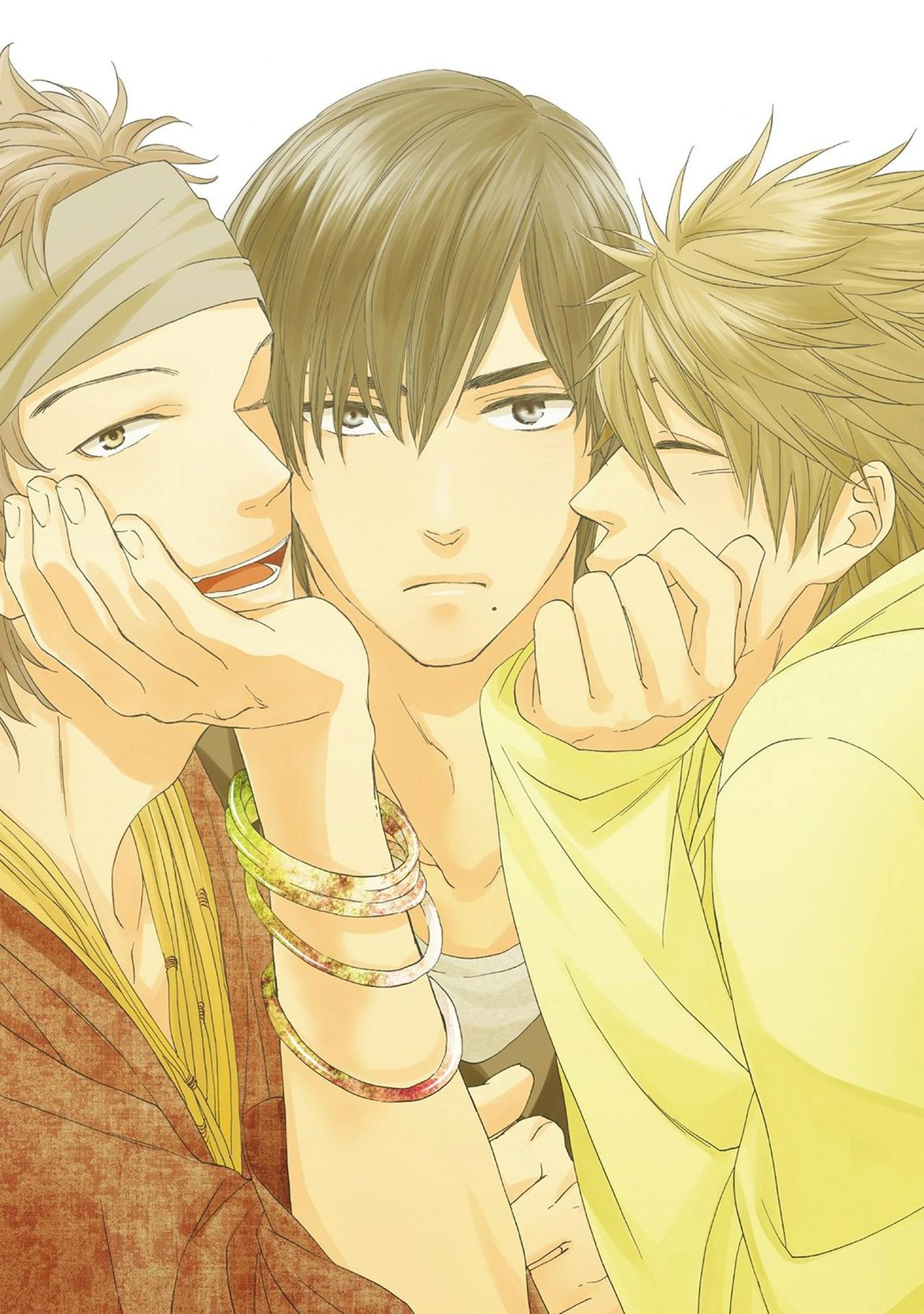 Sannin Asobi -Ore to Chara Otoko to Junjou Wanko- page 3 full