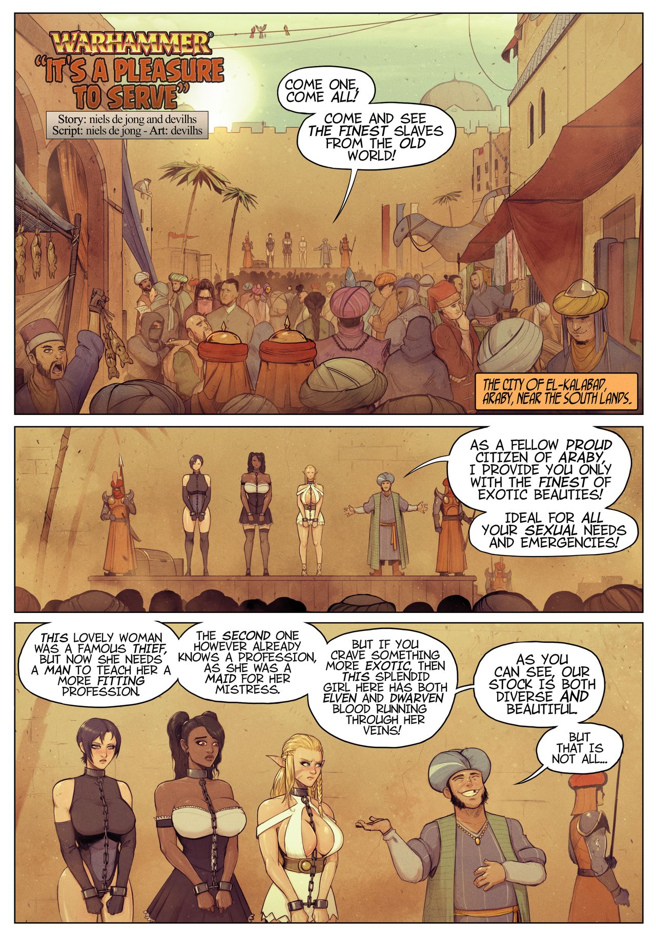 Warhammer - It's a Pleasure to Serve page 1 full