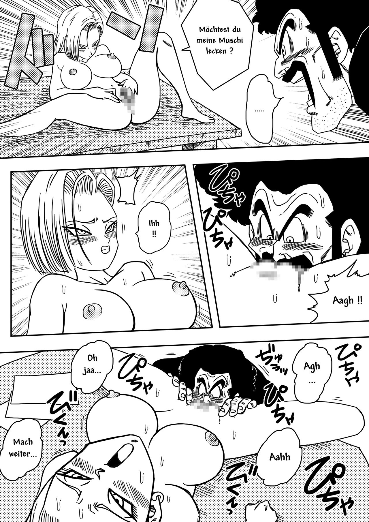 18-gou to Mister Satan!! Seiteki Sentou! | Android N18 and Mr. Satan!! Sexual Intercourse Between Fighters! page 8 full