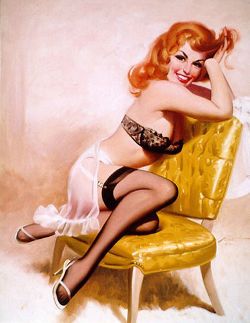 Donald Rust pinup art page 4 full