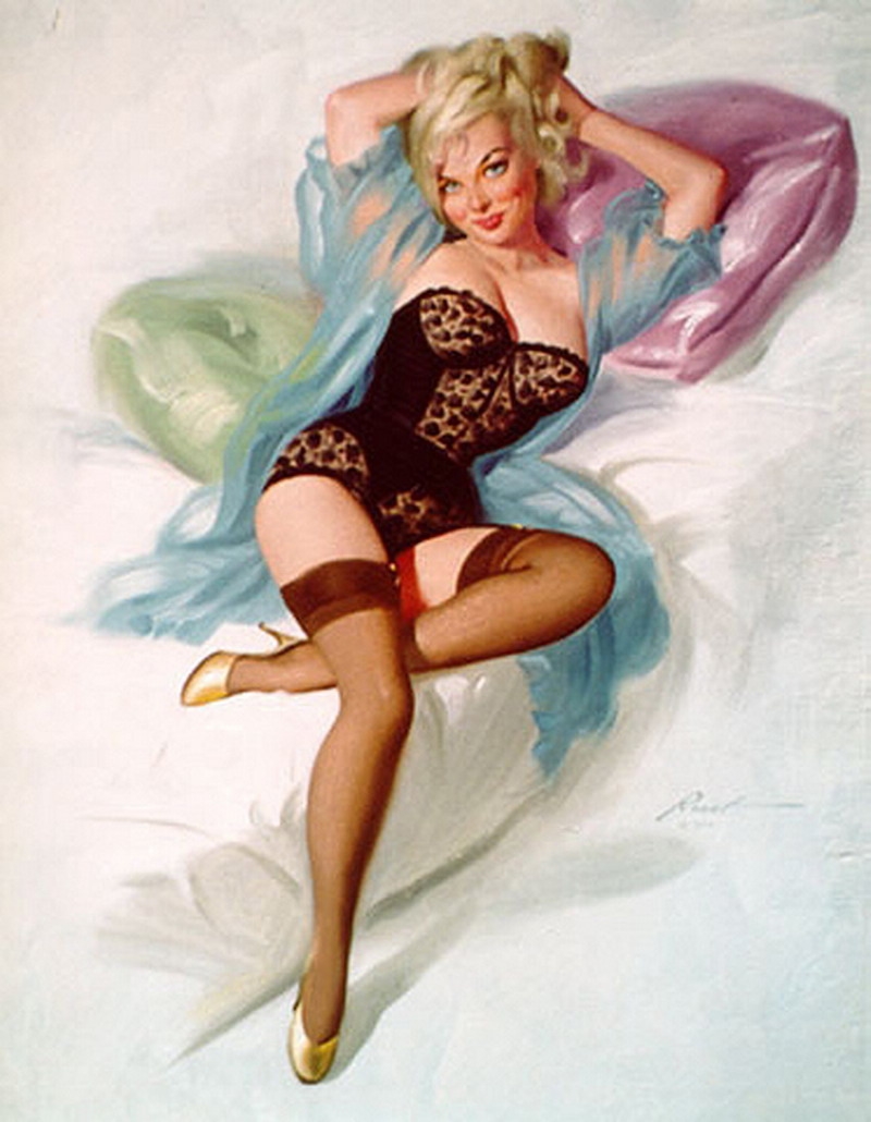 Donald Rust pinup art page 5 full