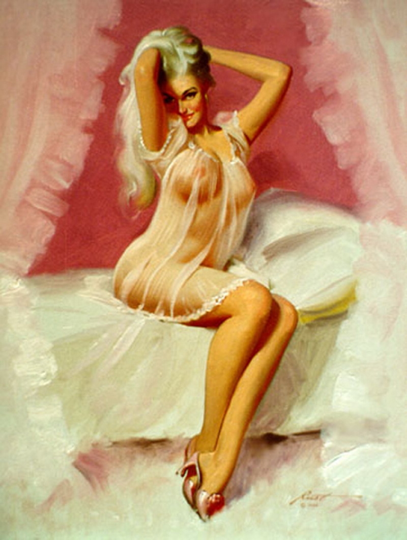 Donald Rust pinup art page 6 full