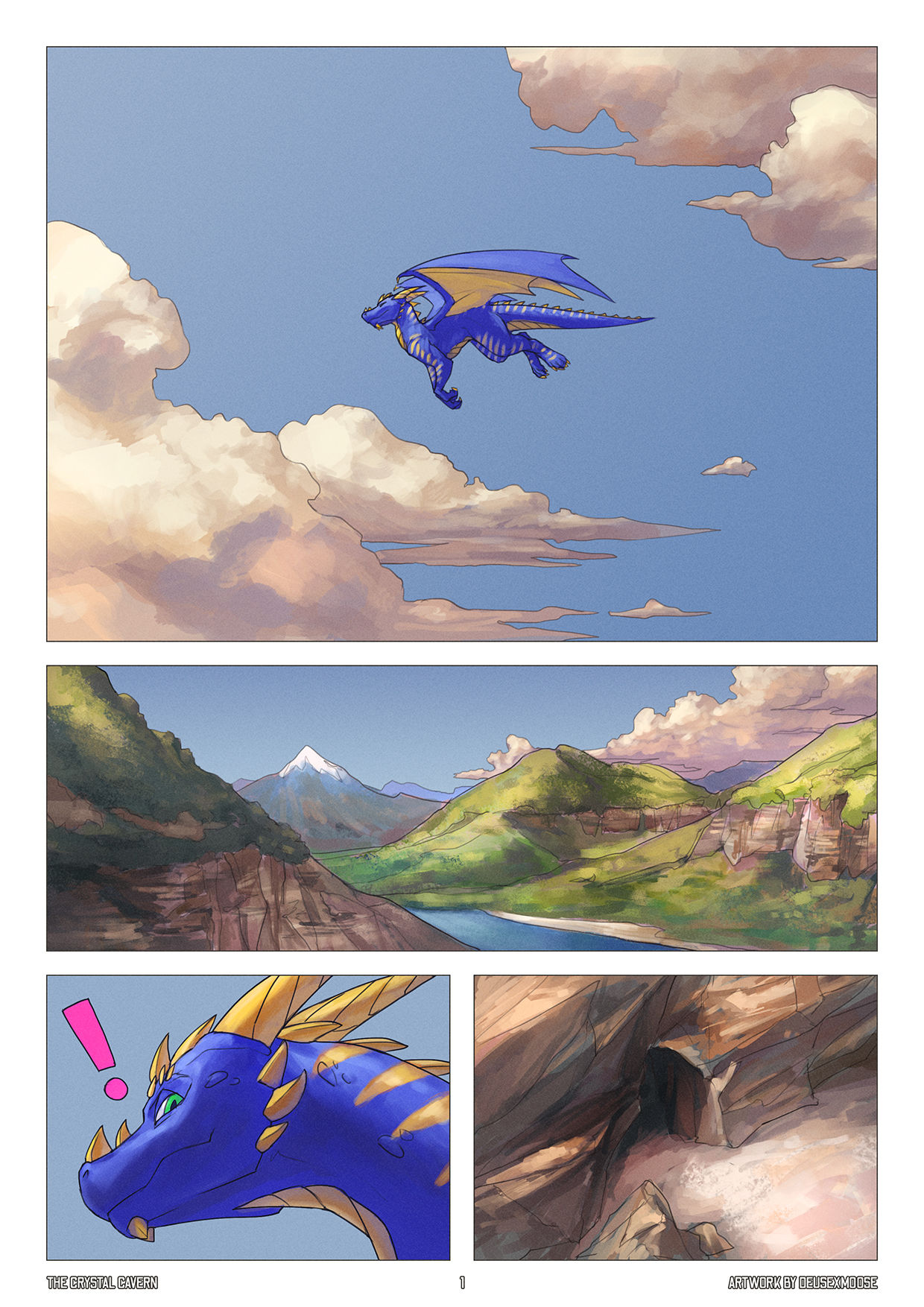 The Crystal Cavern page 1 full