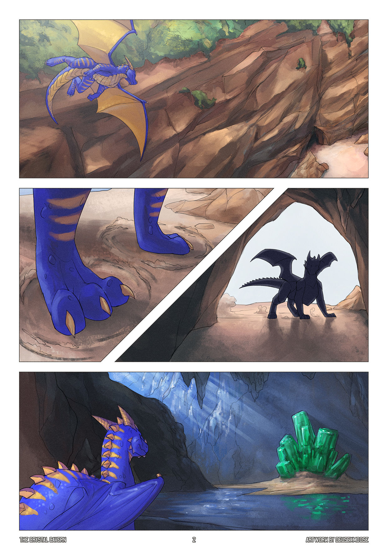 The Crystal Cavern page 2 full