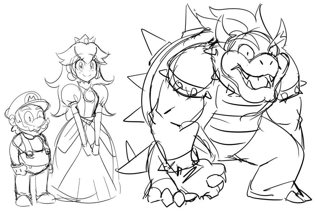Bowsette comics page 1 full