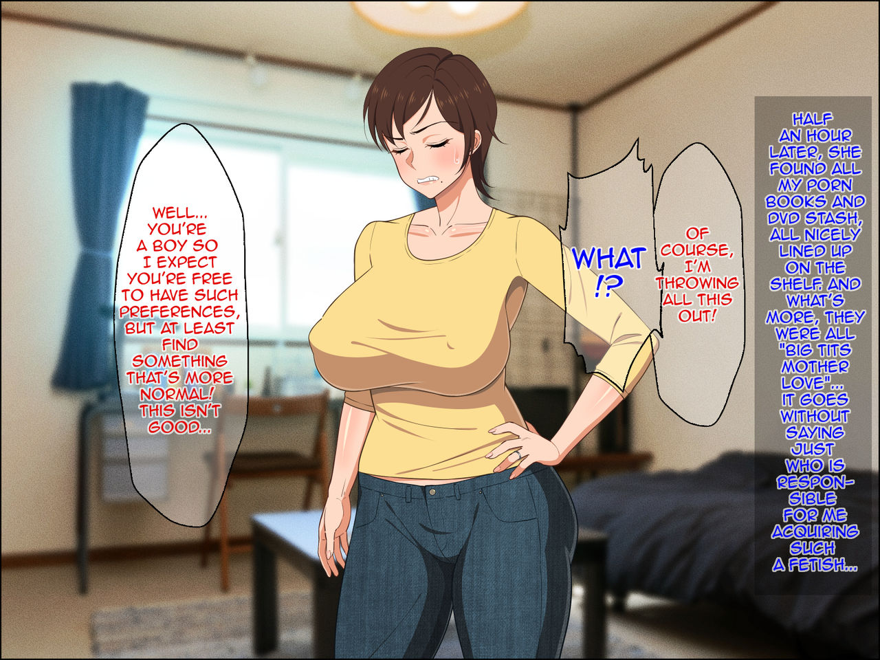 Okoru To Kowai Kaasan dakedo Aegigoe Wa Kawaii | My Mother is Scary when  Angry but Her Moans Are so Cute - Page 7 - IMHentai