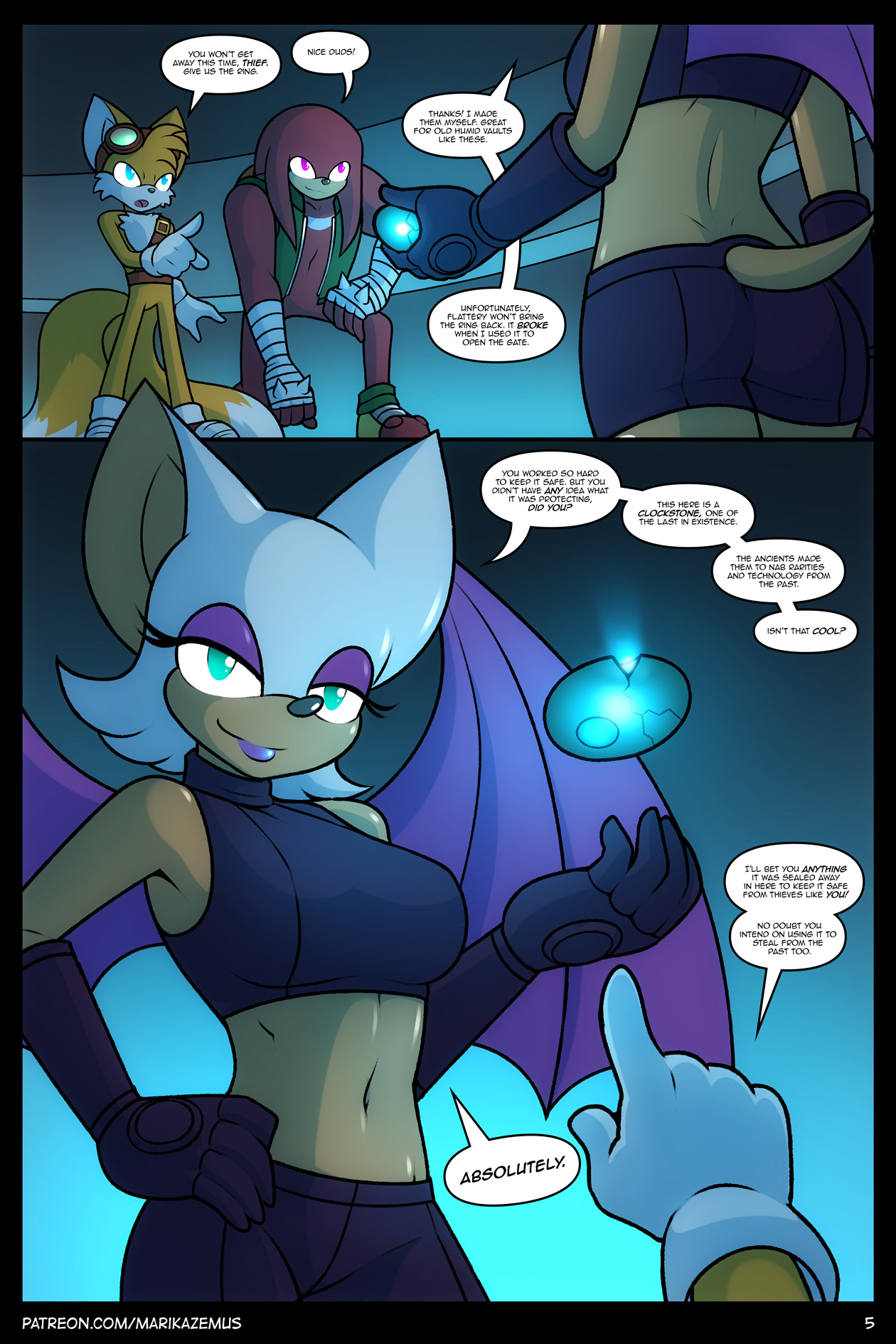 Sonic Boom: Echidna Nights page 5 full