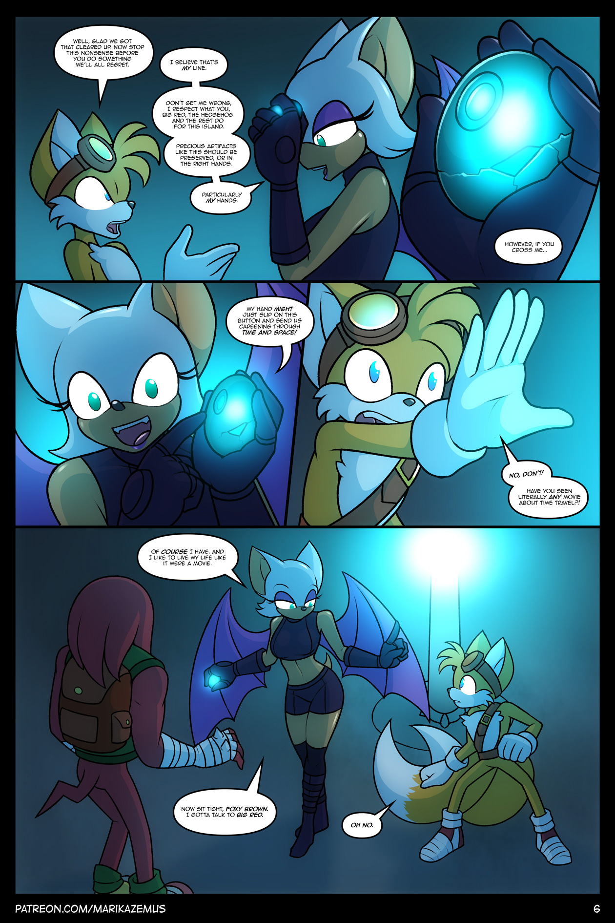 Sonic Boom: Echidna Nights page 6 full