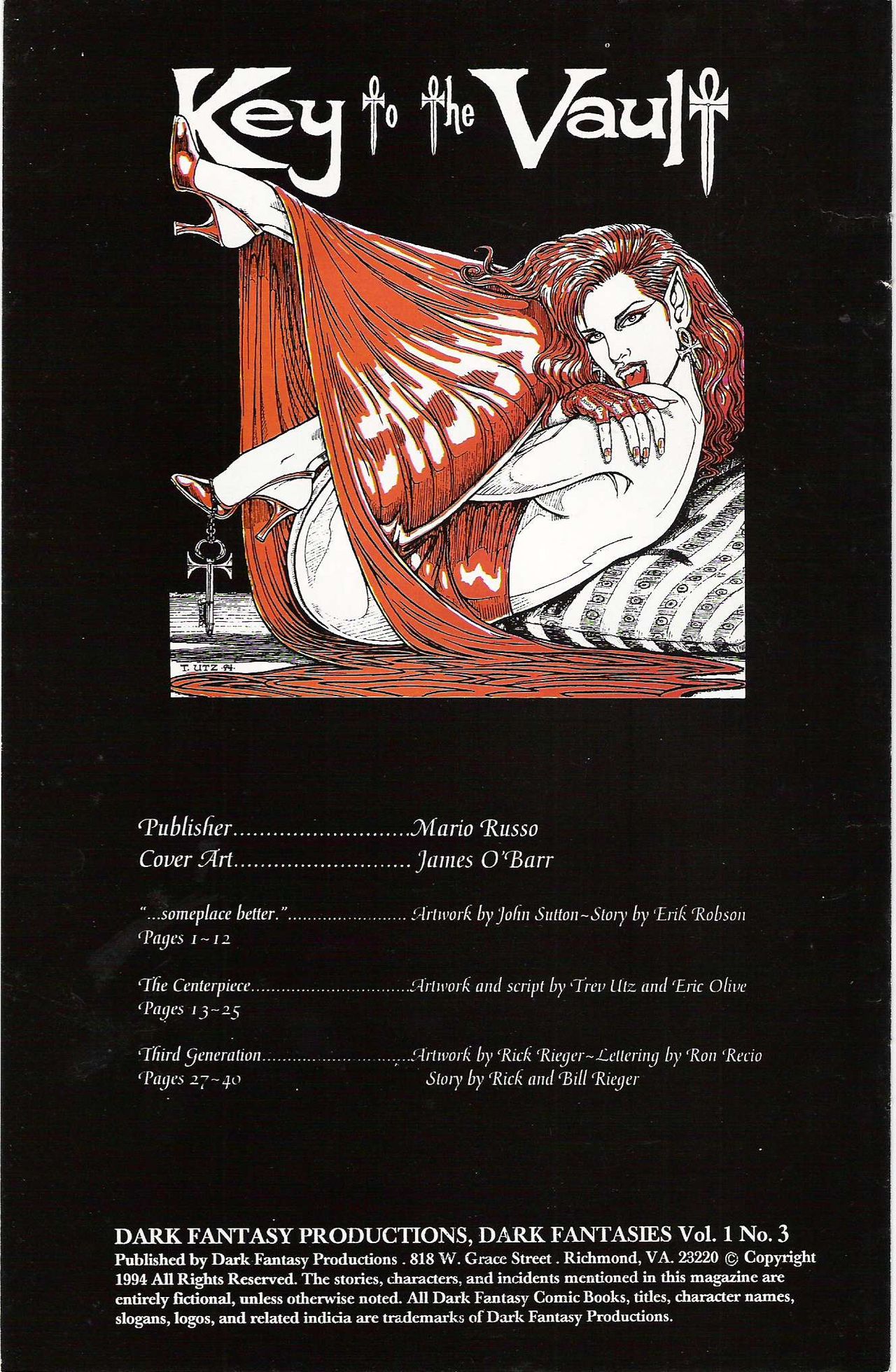 Dark Fantasies #3 page 2 full