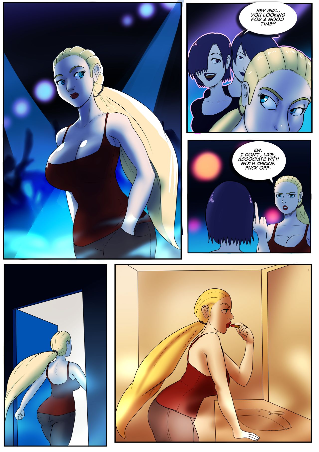 Hypnosis Comic page 1 full
