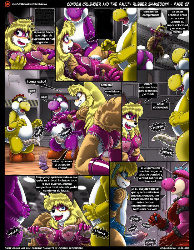 Condom Crusader And The Faulty Rubber Shakedown by Kitsune Youkai page 7 full