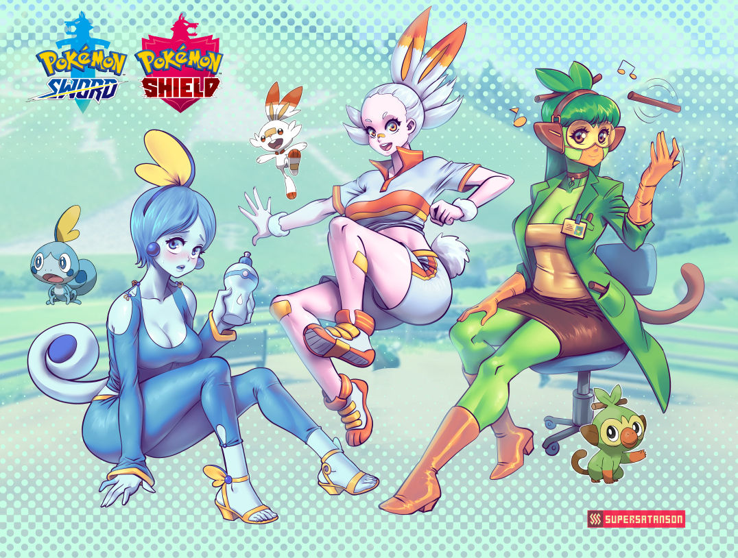 Sword & Shield Starters Pokemon page 1 full