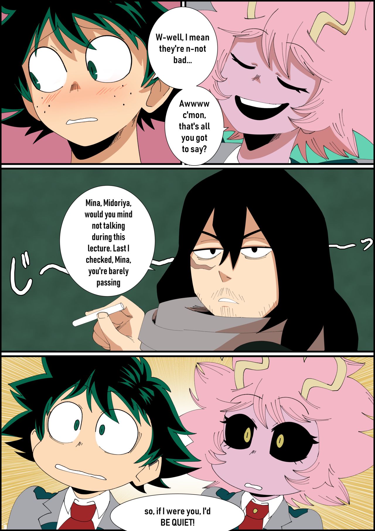 Mina X Deku page 4 full