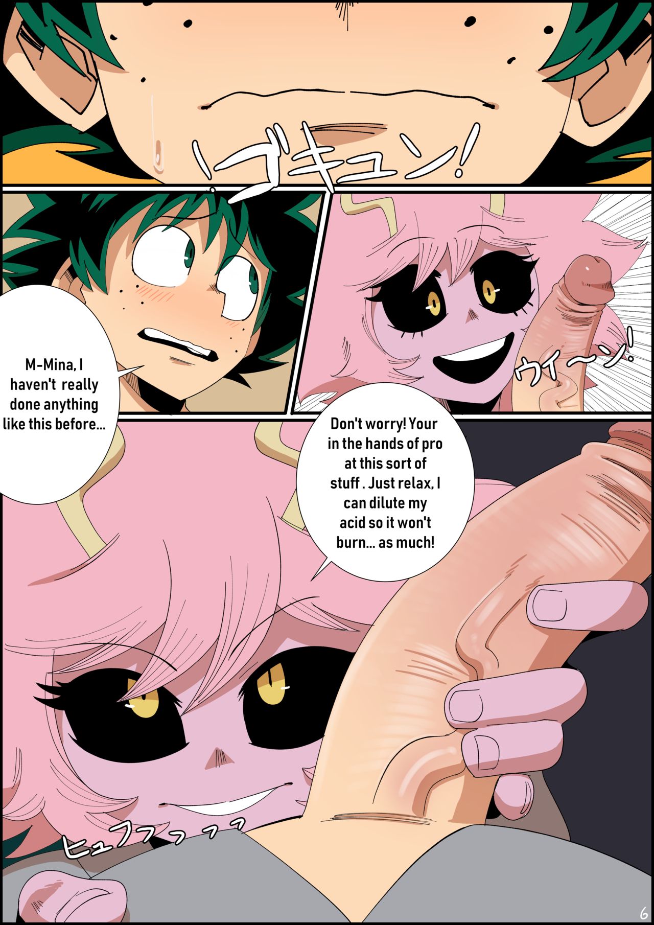 Mina X Deku page 7 full