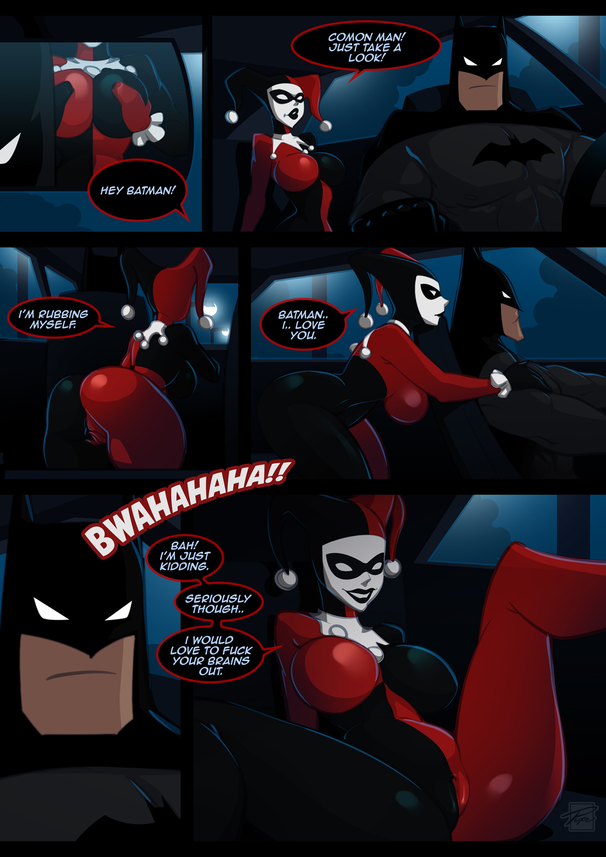 Pupuliini - Batman Uber Driver page 1 full