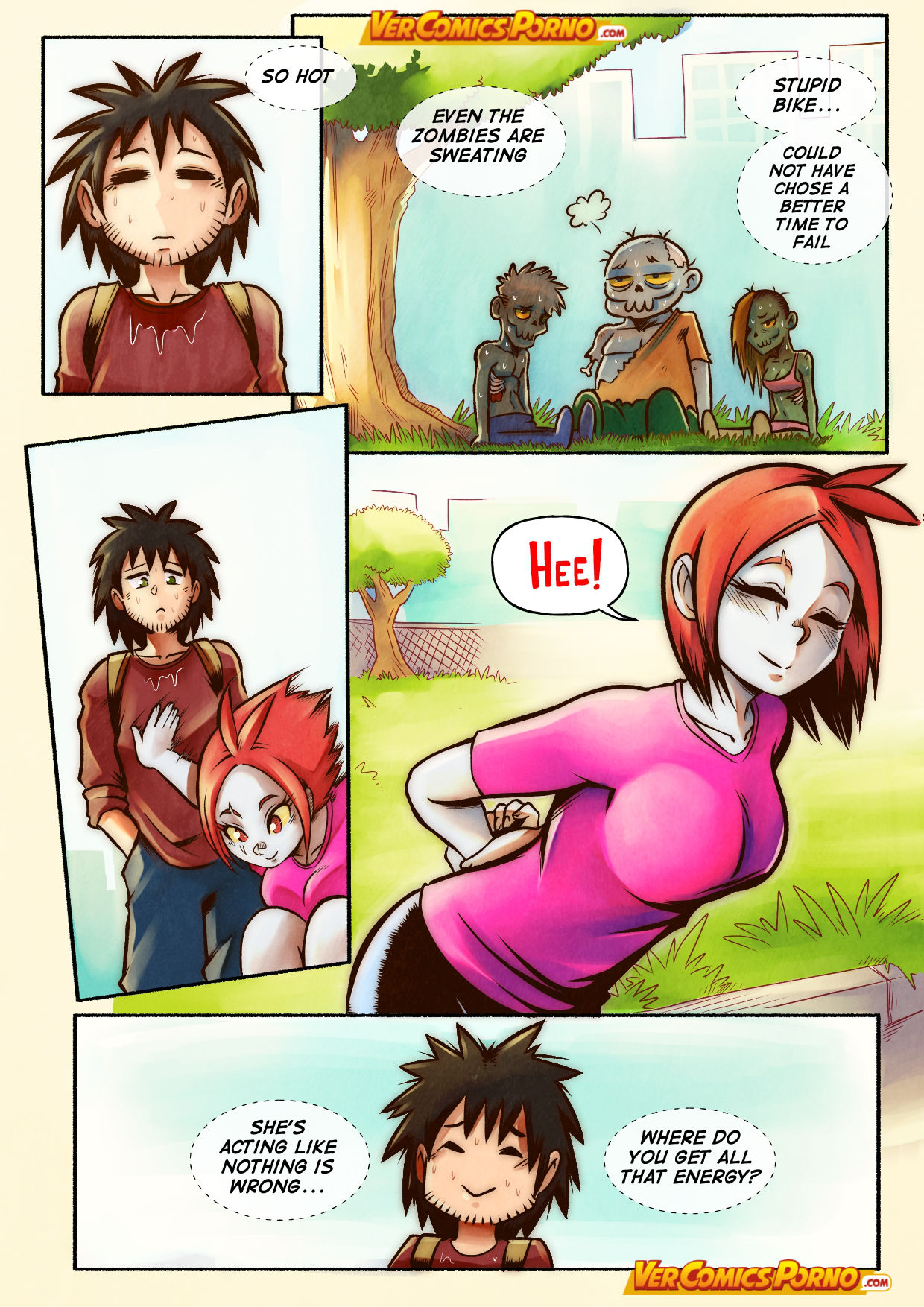 Cherry Road Part 3: Shopping With A Zombie page 3 full