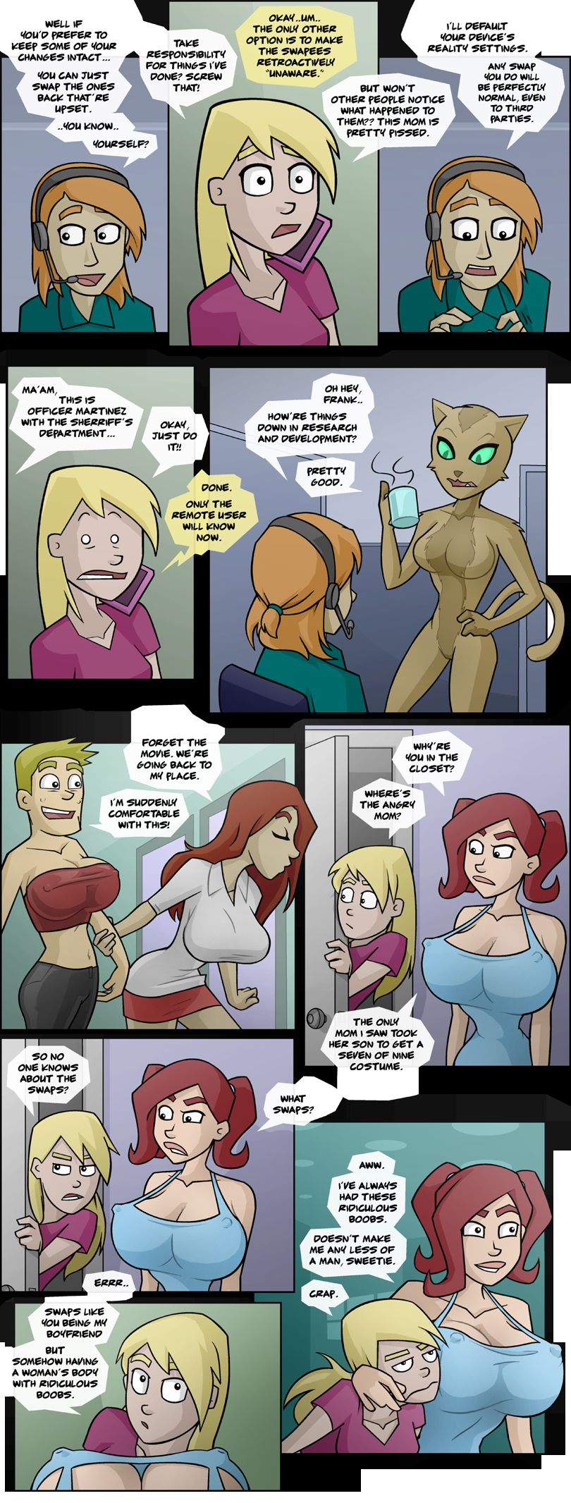 Crazy Girlfriend with Remote/New Girlfriend with Ray Gun page 9 full