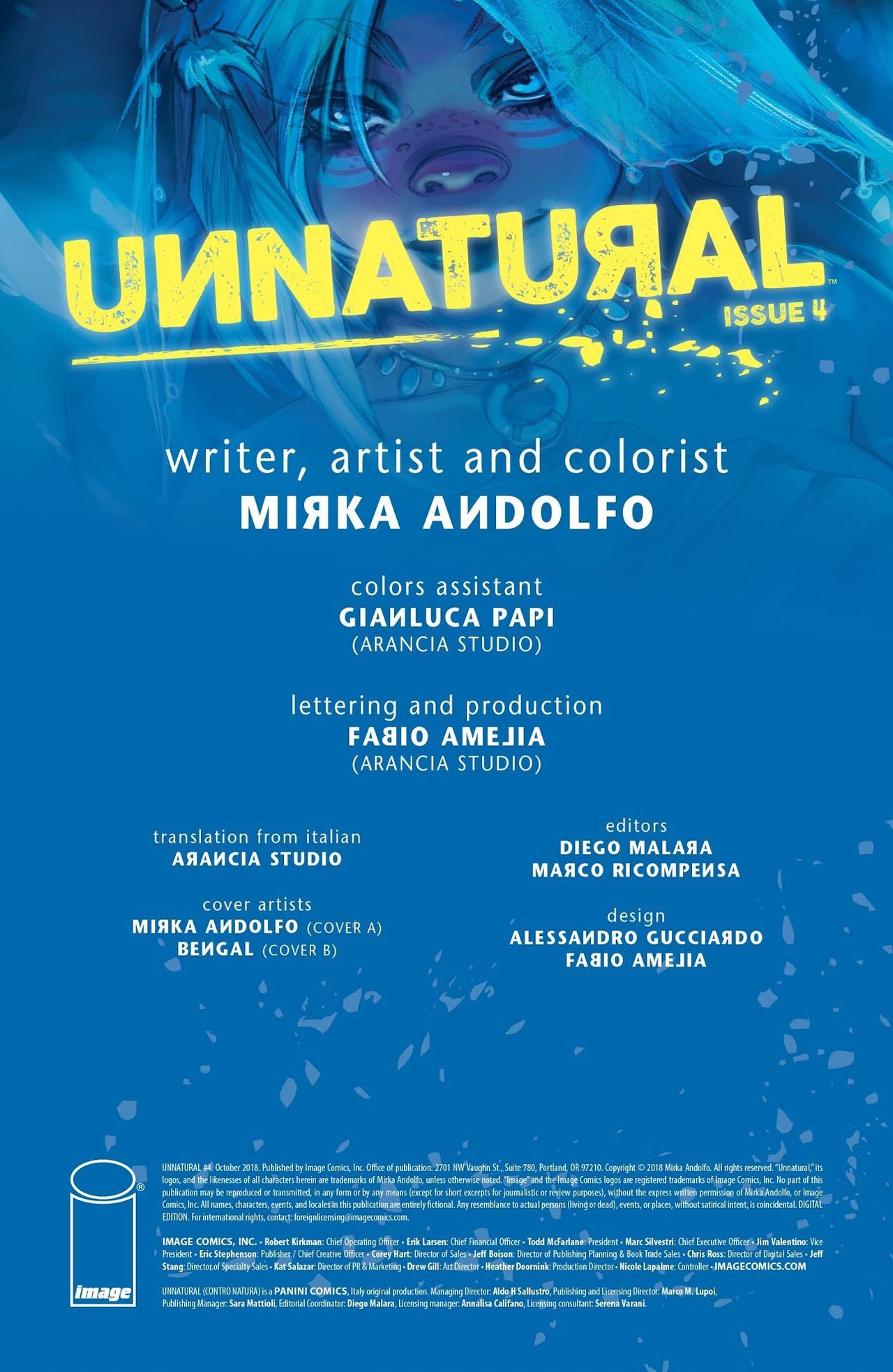 Unnatural - Issue 4 page 2 full