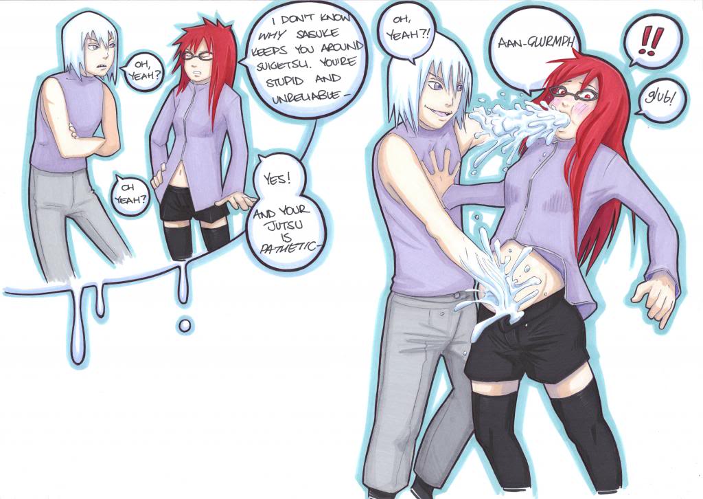 Suigetsu Inflates Karin page 1 full
