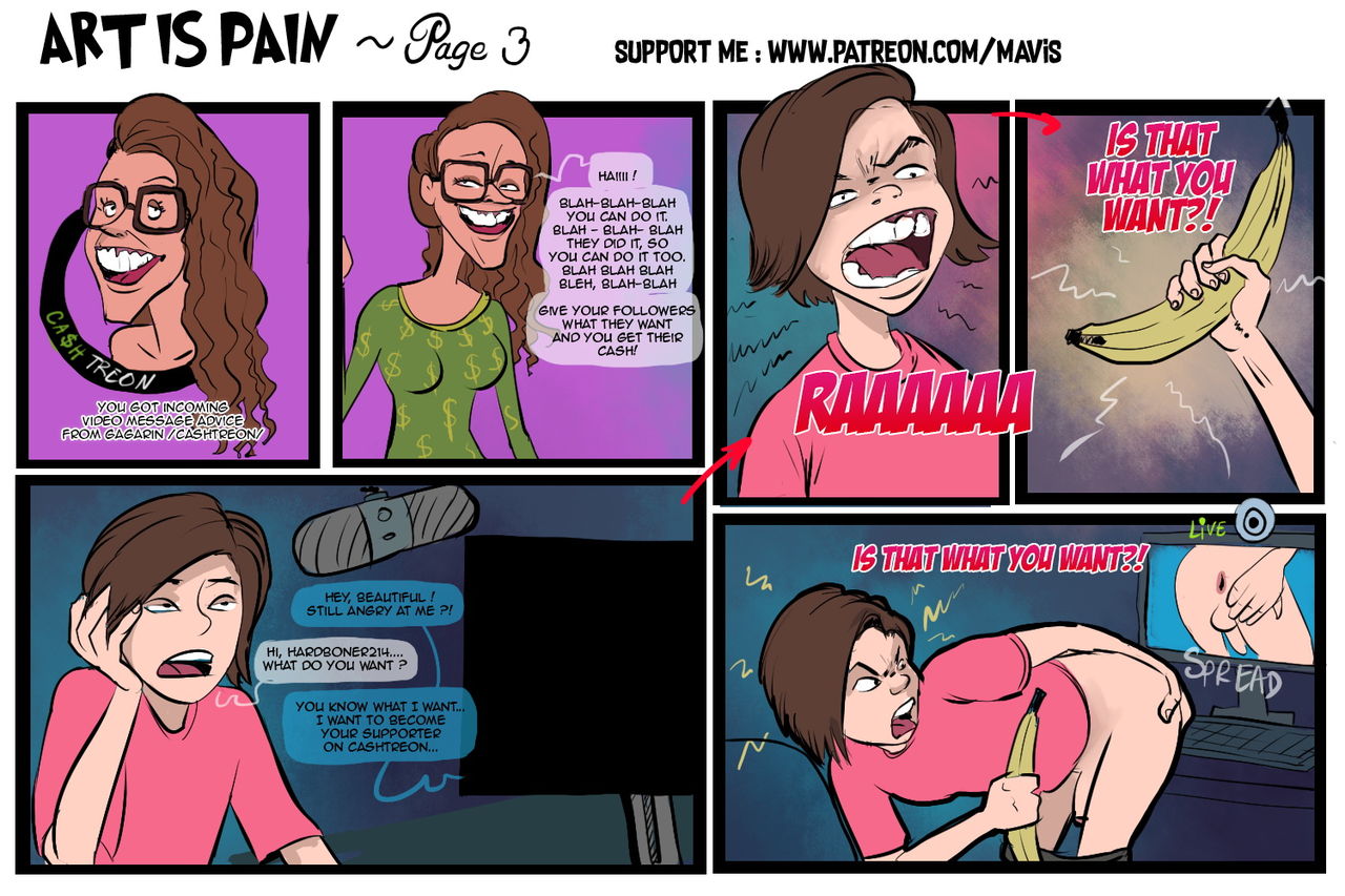 Art is Pain page 3 full