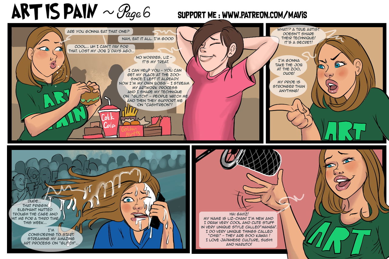 Art is Pain page 6 full