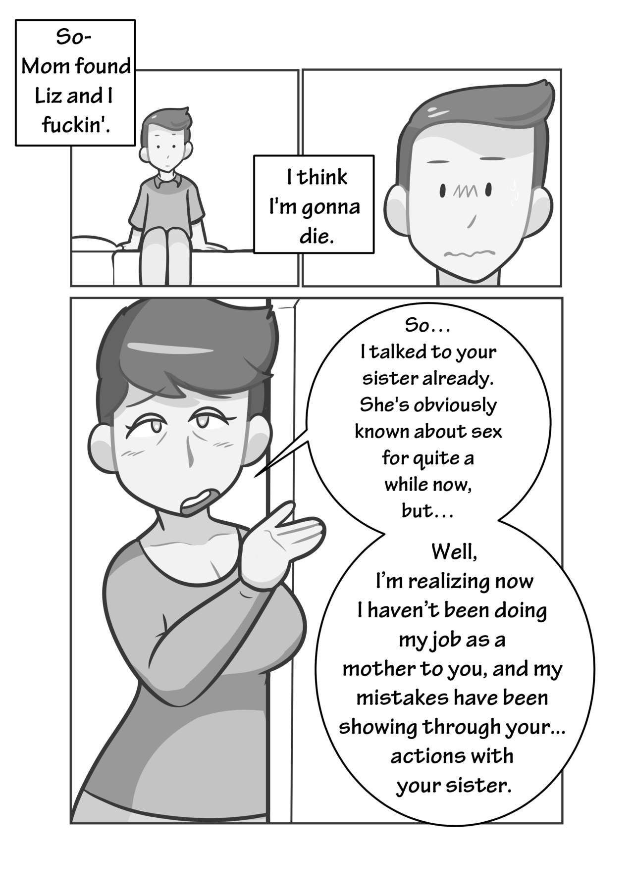 Uhh Mom Why Are You Taking Your Clothes Off  By DeadEndDraws page 3 full