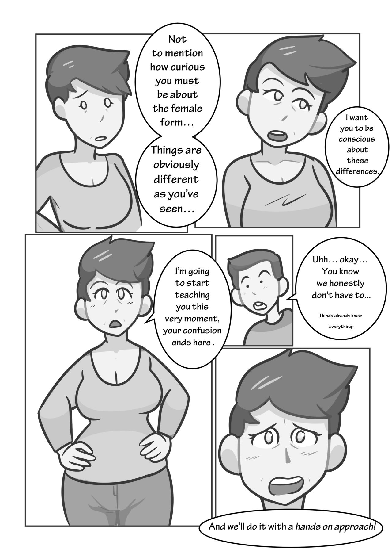 Uhh Mom Why Are You Taking Your Clothes Off  By DeadEndDraws page 5 full