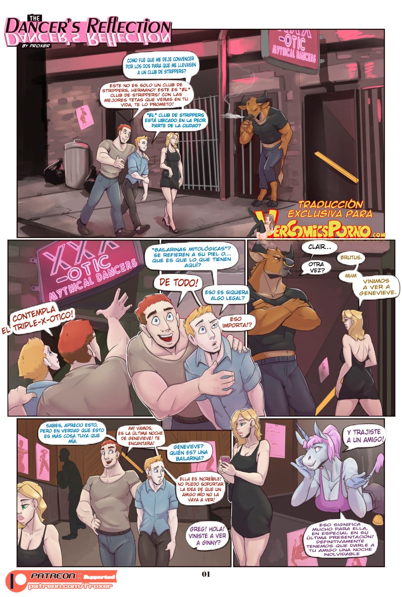 The Dancer's Reflection page 1 full