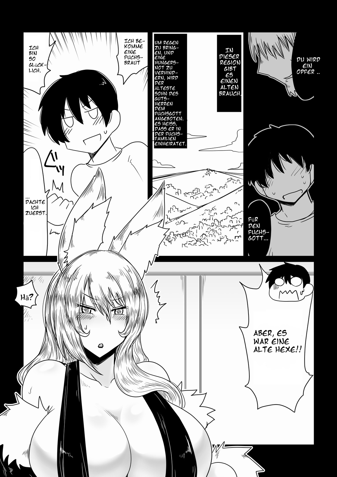 Kitsune ni Mukoiri. | Verheiratet mit einer reifere Fuchsin page 1 full