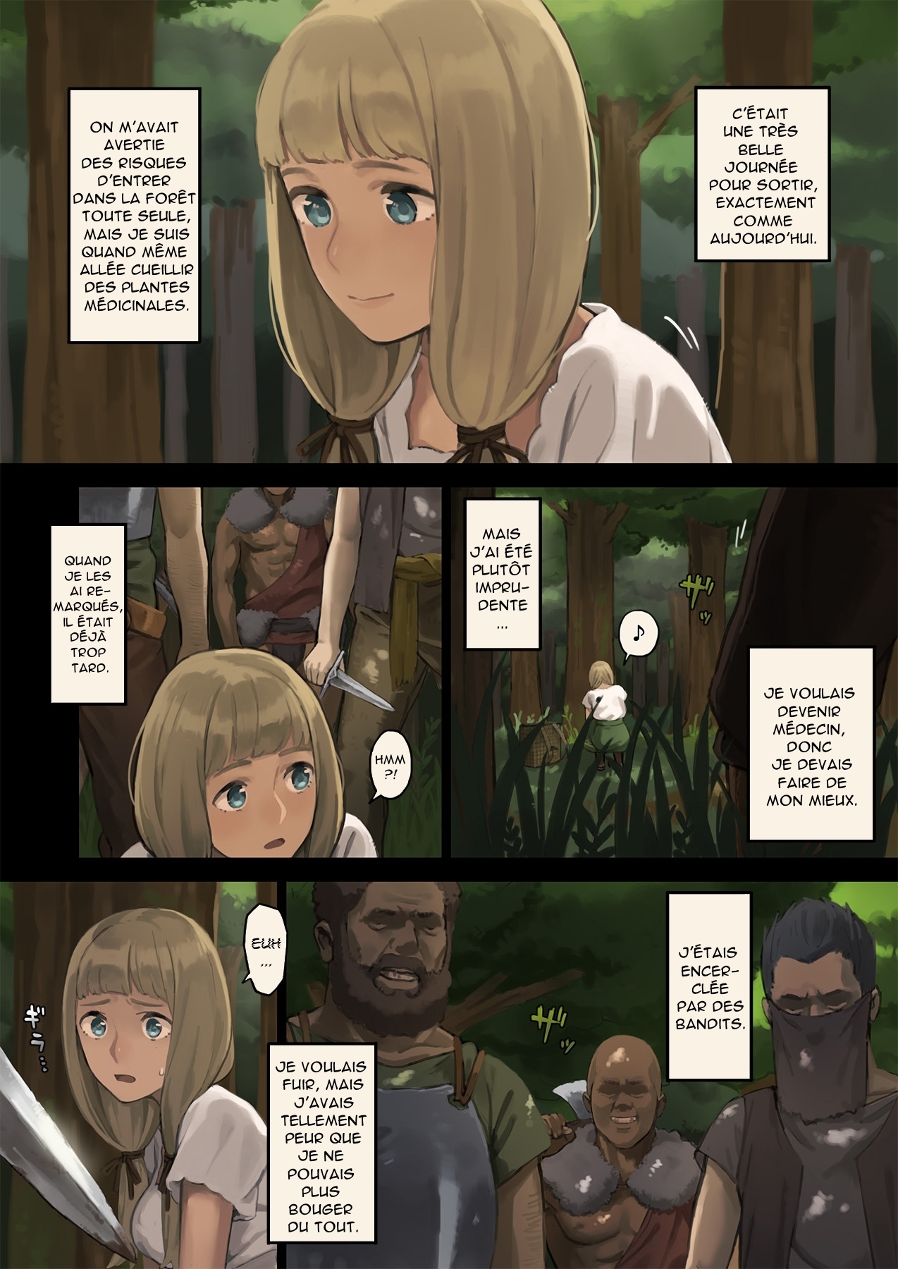 Mori de Deatta Touzoku ni Tsukamatte Shimatta Watashi wa... | mauvaise rencontre en forêt page 6 full