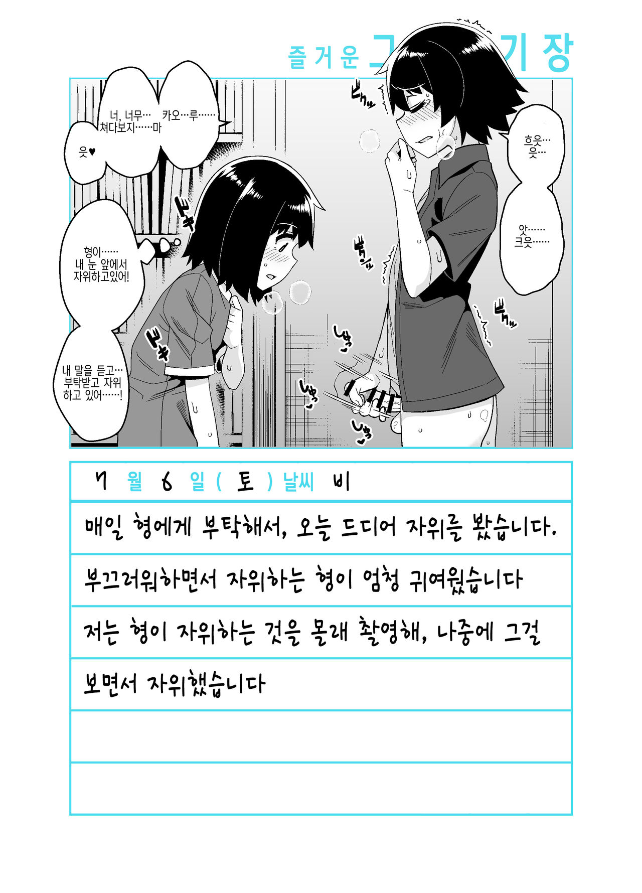 Onii-chan Choukyou Nikki | 형 조교일기 page 8 full