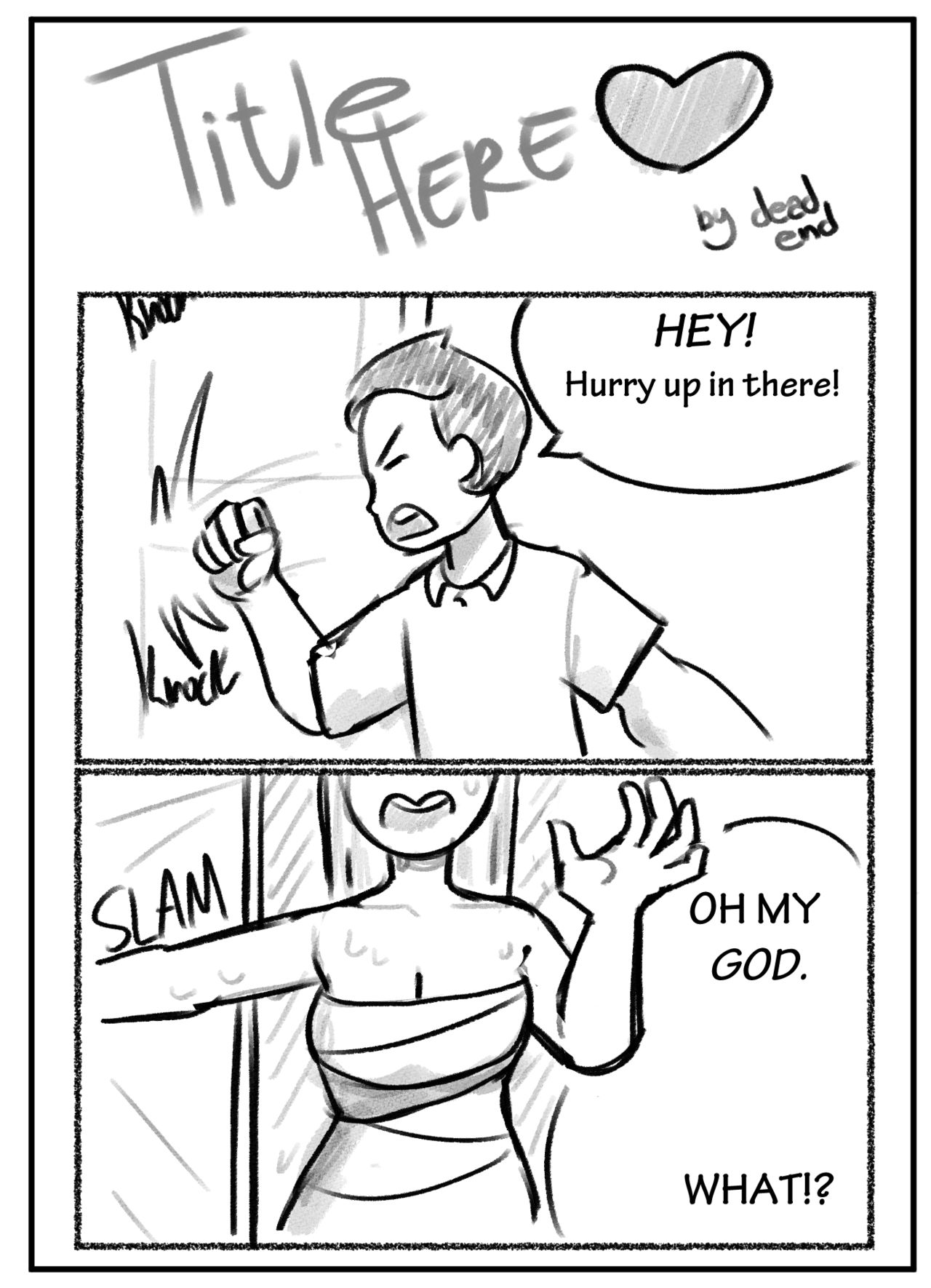 WINCEST COMIC page 1 full