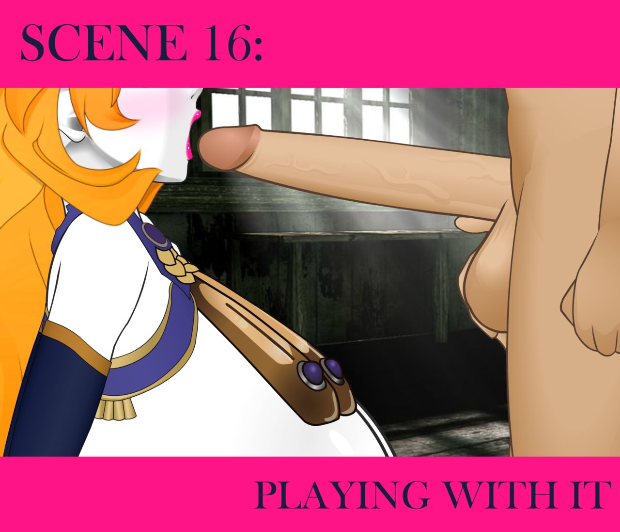 Scene 16: Playing with it. page 1 full