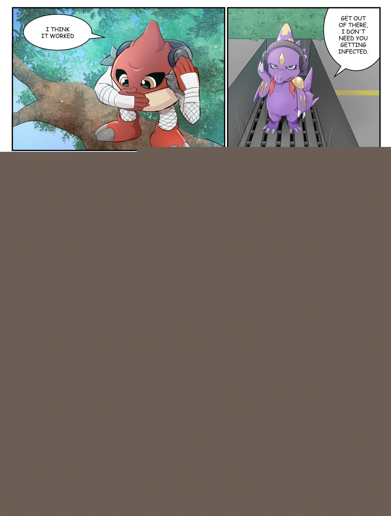 Chapter 1 : Veemon's Happy day page 7 full