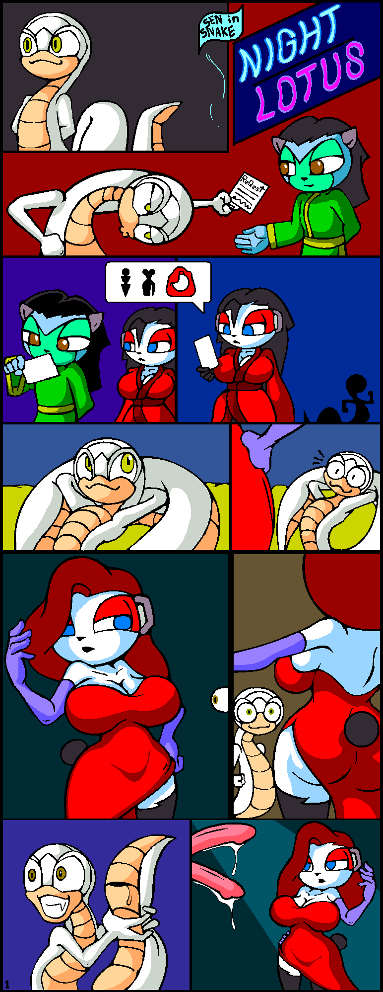 Sen in Night Lotus page 1 full