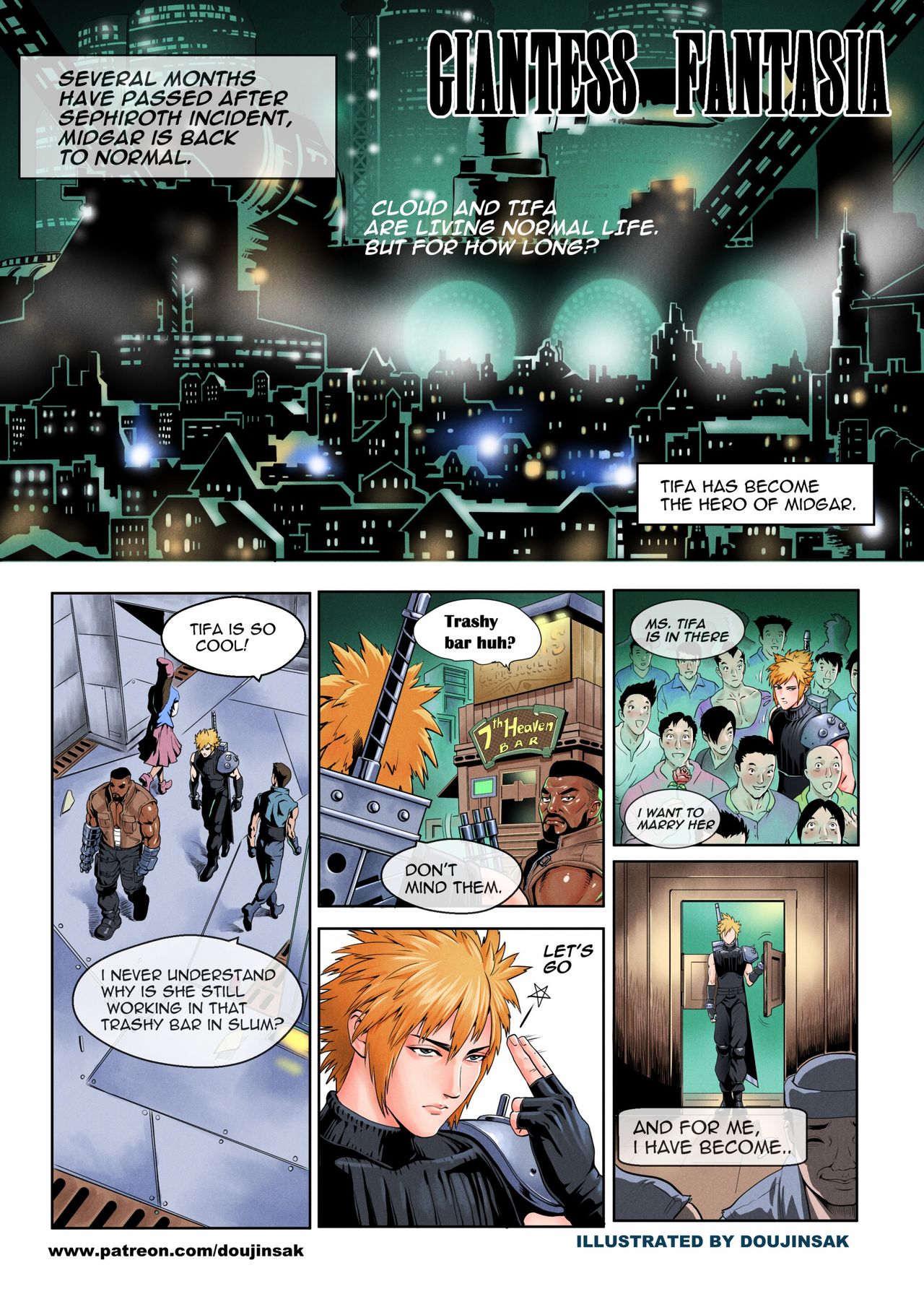 Giantess Fantasia 2 page 1 full