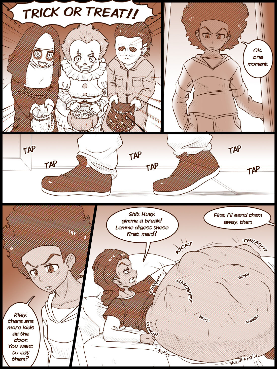 Halloween Week Comic page 1 full