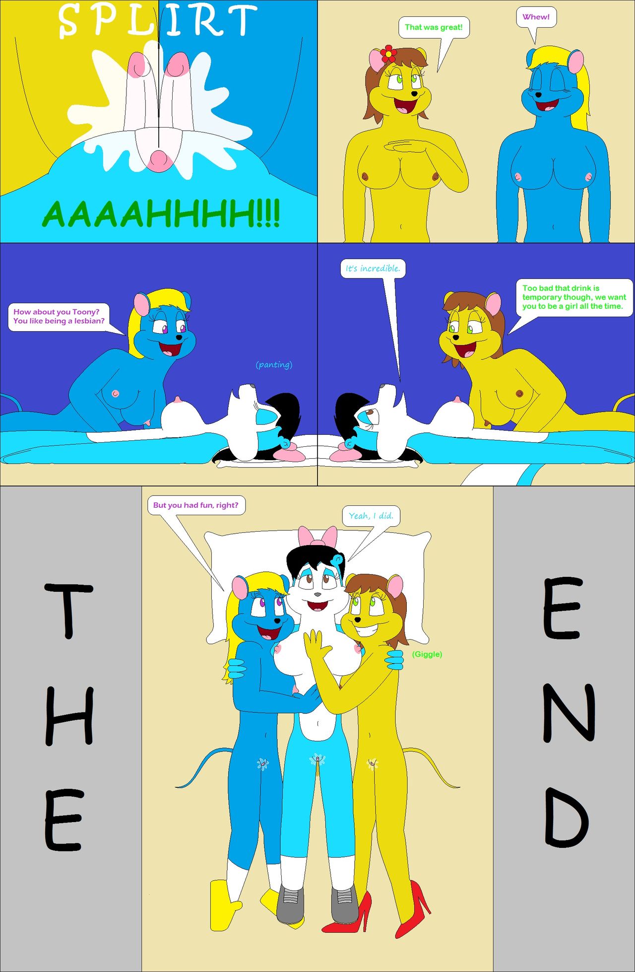 Three-Way Lesbians... With a Boy?! by Toonfan0 page 10 full