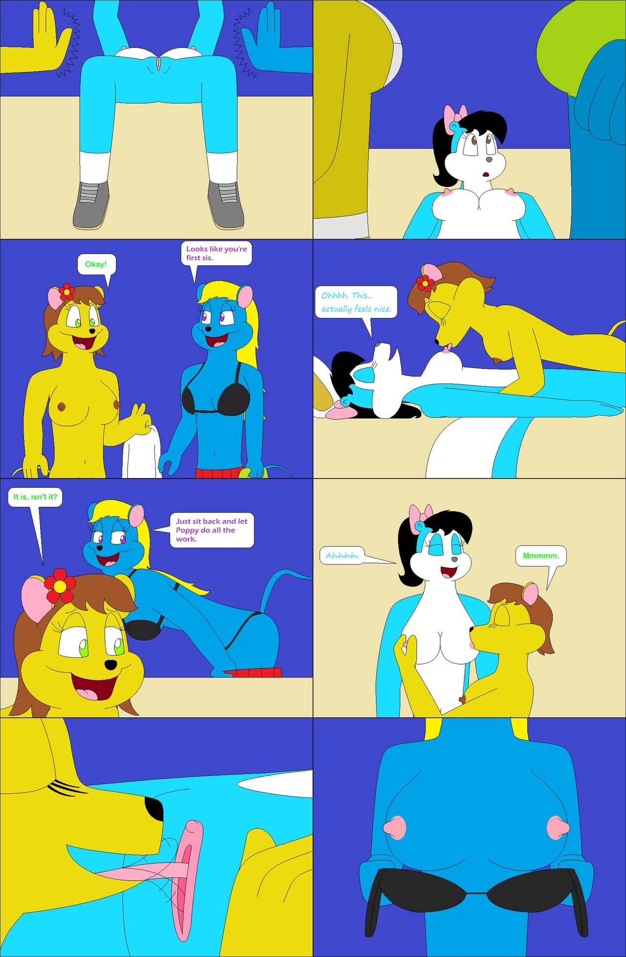 Three-Way Lesbians... With a Boy?! by Toonfan0 page 7 full