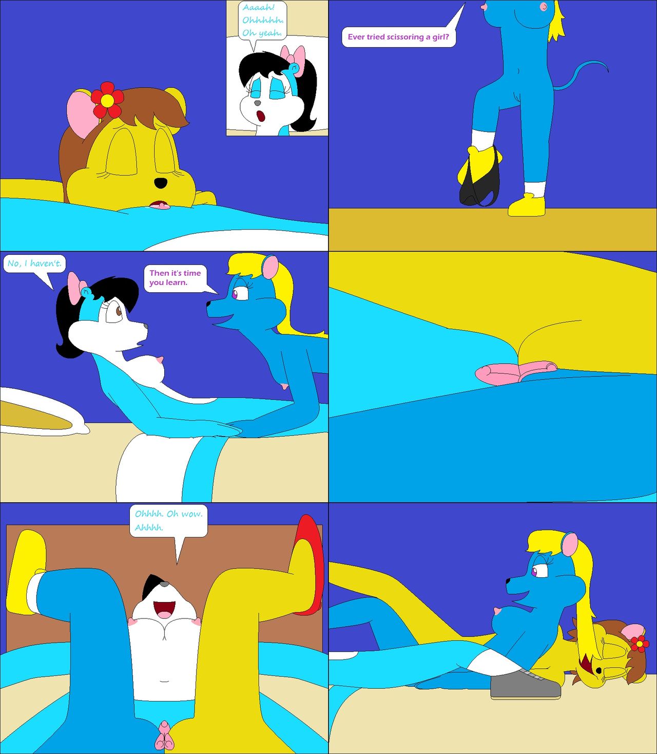 Three-Way Lesbians... With a Boy?! by Toonfan0 page 8 full