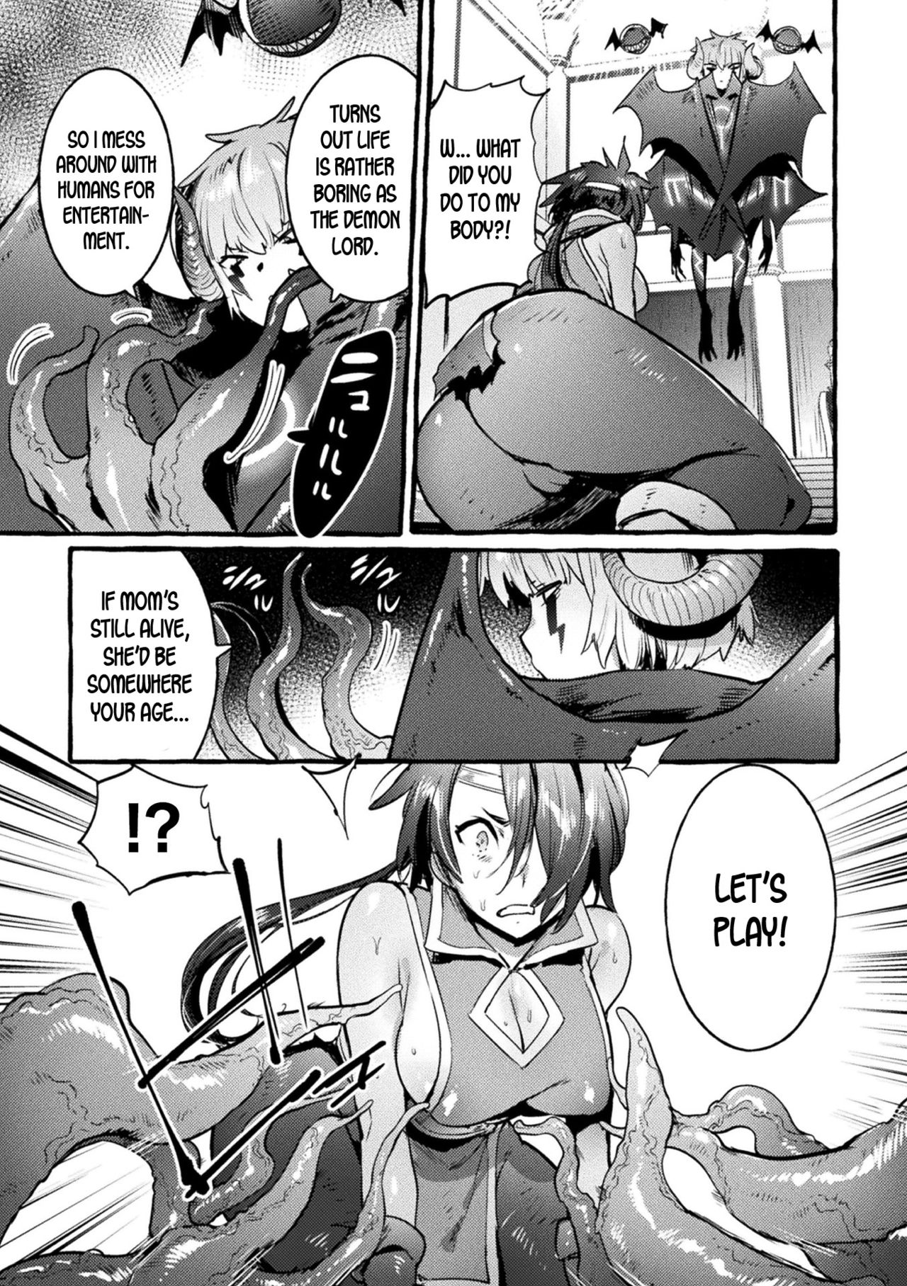 The Hero Father's Downfall Through Gender-Bending, in the Hands of his Son, the Demon Lord page 5 full