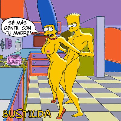 Bart & Marge Simpson Celebrando su 18avo Cumpleaños page 4 full