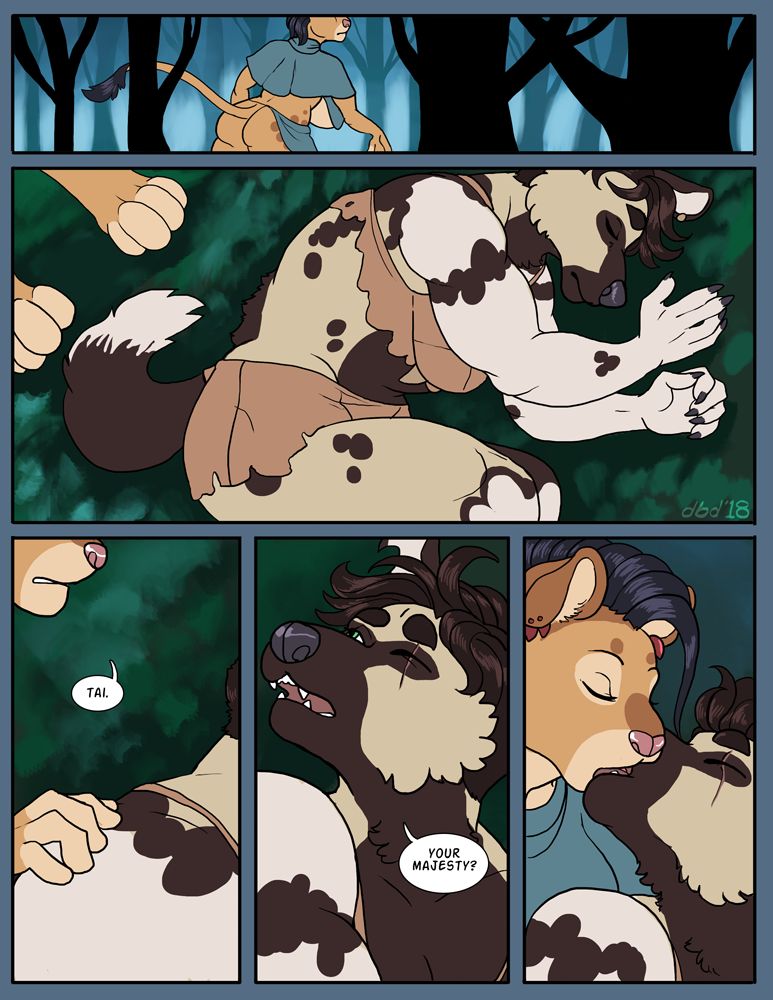 The Queen & The Hound page 8 full