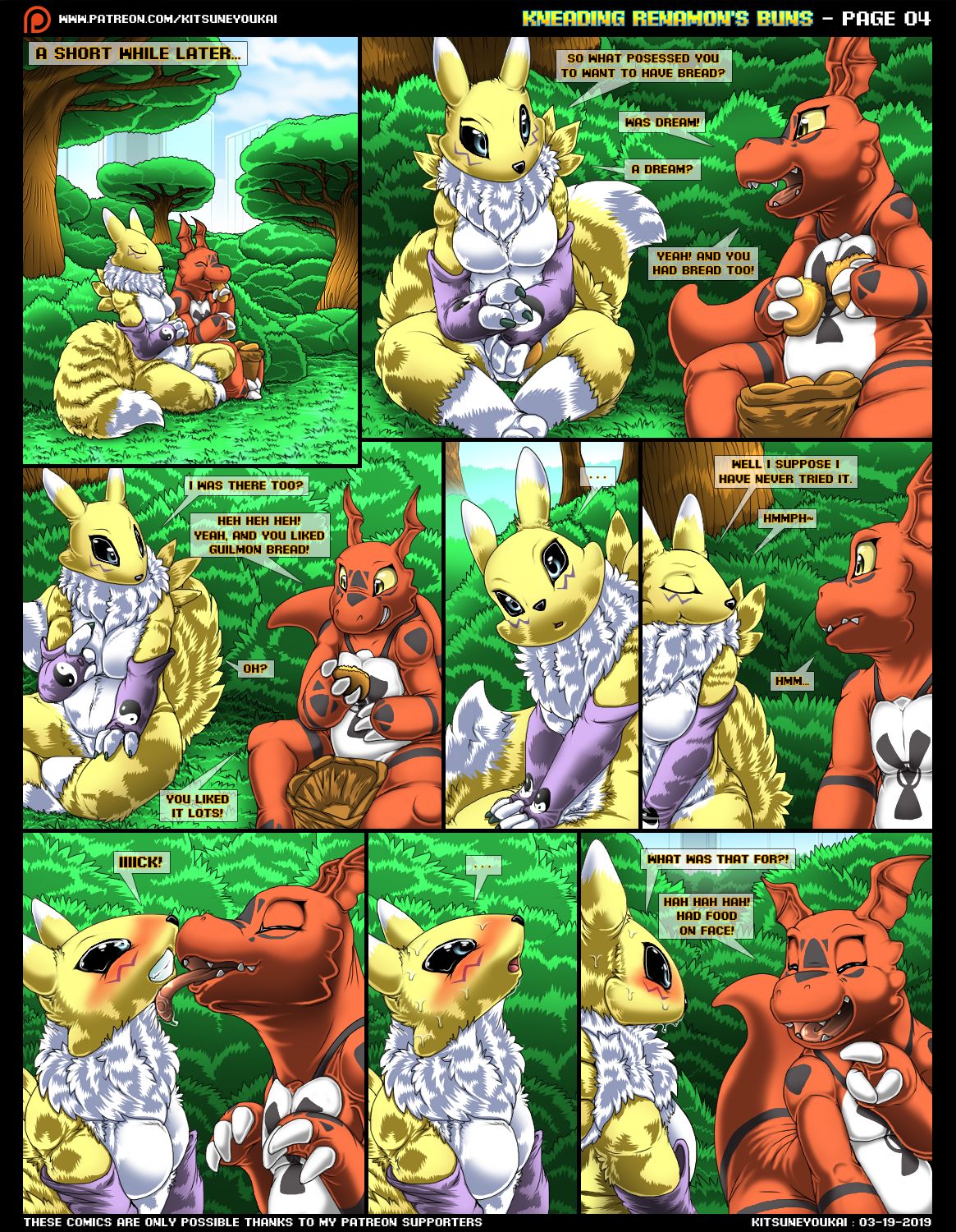 Kneading Renamon's Buns page 4 full
