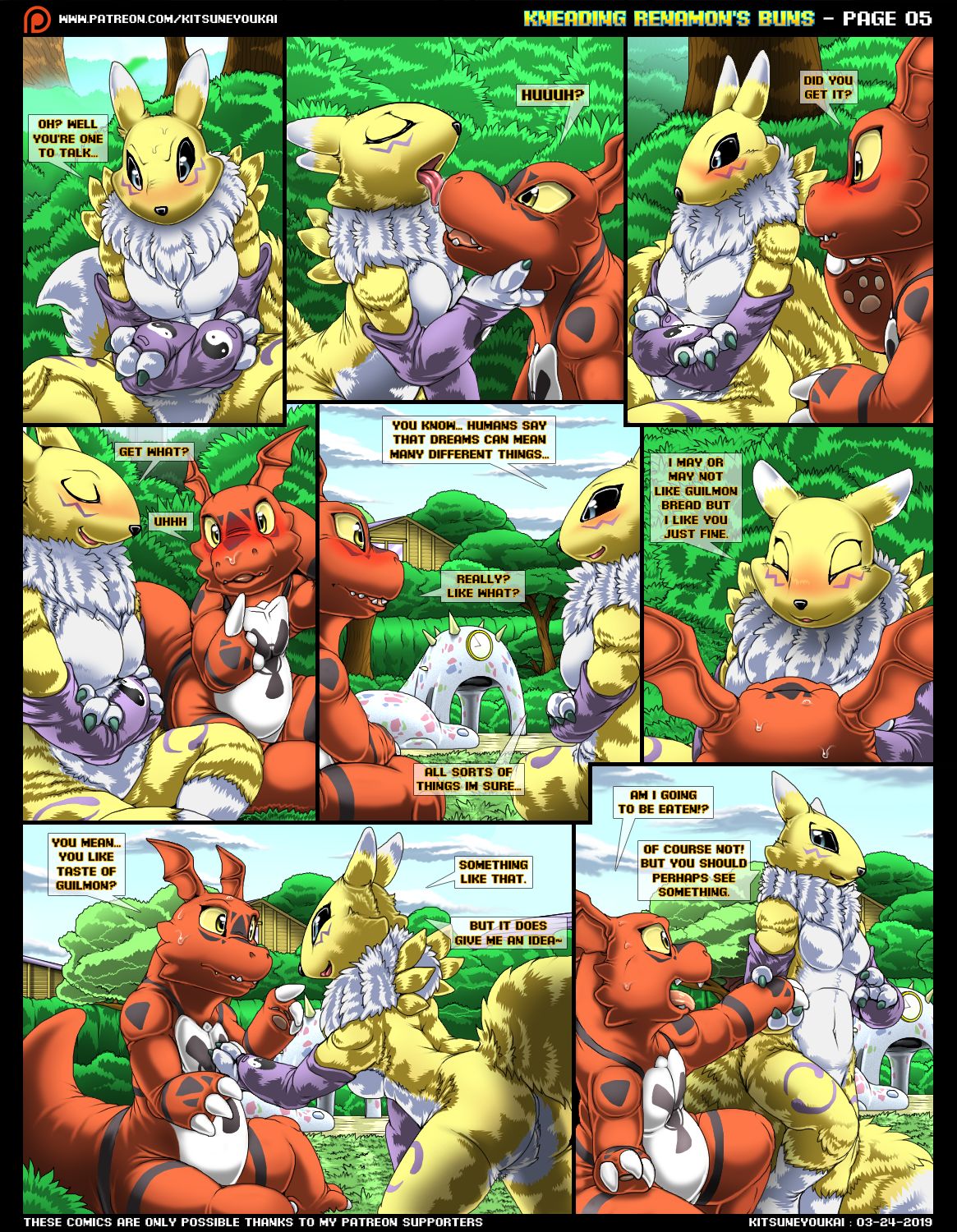 Kneading Renamon's Buns page 5 full