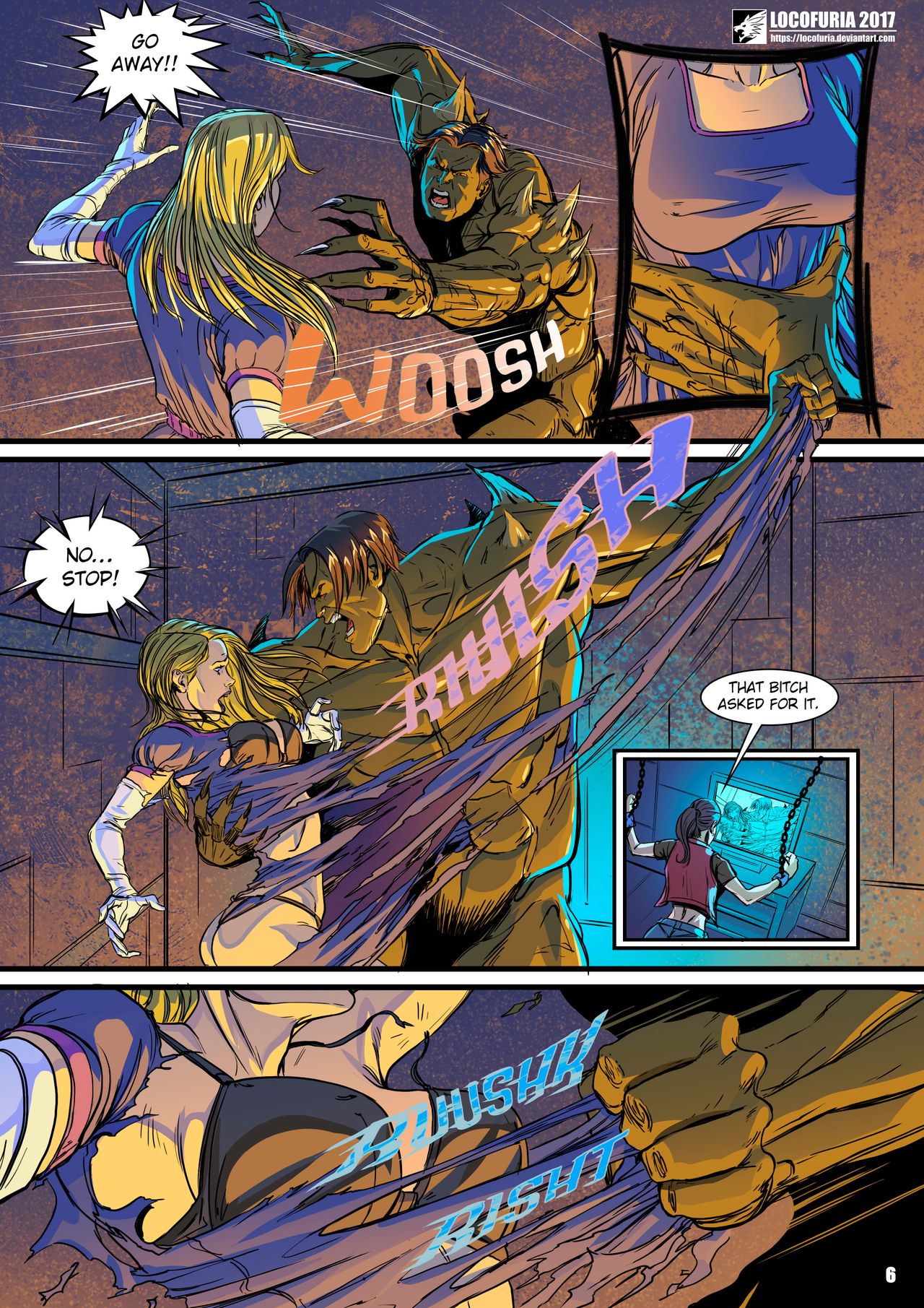 Veronica T-Virus #2 page 8 full